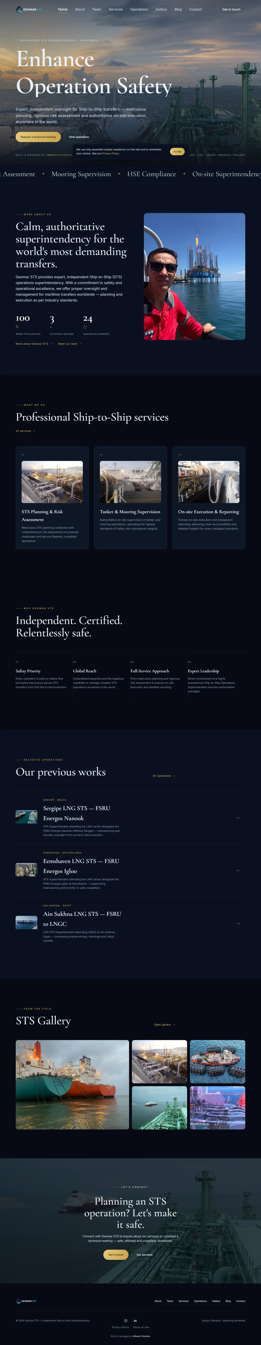 Geomar STS — Web Design & Branding by InReach Studios