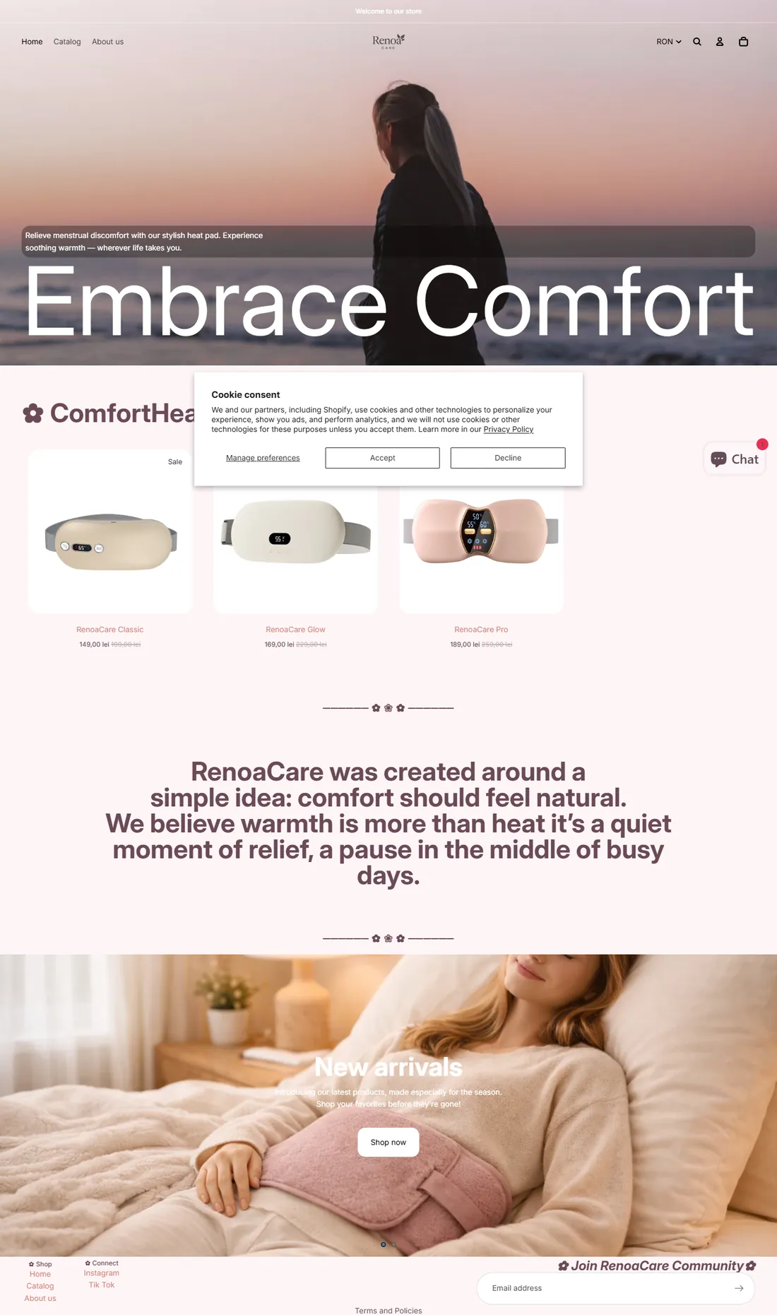 Renoa Care — E-Commerce & Branding by InReach Studios